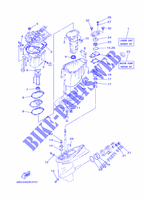 KIT DE REPARACIÓN 2 para Yamaha F40F Electric Starter, Tiller Handle, Hydro Trim & Tilt, Shaft 15