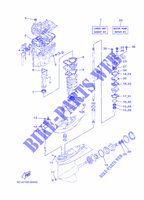 KIT DE REPARACIÓN 2 para Yamaha F40G Electric Starter, Remote Control,  Power Trim & Tilt, Shaft 20