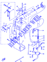 DEPOSITO DE ACEITE para Yamaha 115B 2 Stroke, Electric Starter, Remote Control, Power Trim & Tilt 1996