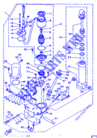 SISTEMA DE INCLINACIÓN para Yamaha 115B 2 Stroke, Electric Starter, Remote Control, Power Trim & Tilt 1996