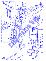DEPOSITO DE GASOLINA para Yamaha 115B 2 Stroke, Electric Starter, Remote Control, Power Trim & Tilt 1992