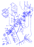 CARBURADOR para Yamaha 115C 2 Stroke, Electric Starter, Remote Control, Power Trim & Tilt 1998