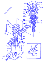 CARTER para Yamaha 115C 2 Stroke, Electric Starter, Remote Control, Power Trim & Tilt 1998
