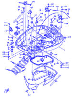 TAPA INFERIOR para Yamaha 115C 2 Stroke, Electric Starter, Remote Control, Power Trim & Tilt 1998