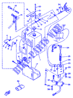 DEPOSITO DE GASOLINA para Yamaha 115C 2 Stroke, Electric Starter, Remote Control, Power Trim & Tilt 1997