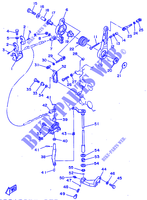 CONTROL DE ACELERADOR para Yamaha 130B 2 Stroke, Electric Starter, Remote Control, Power Trim & Tilt 1997