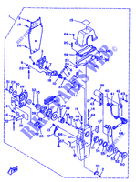 CAJA DE CONTROL REMOTO 2 para Yamaha 130B 2 Stroke, Electric Starter, Remote Control, Power Trim & Tilt 1992