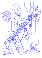 CARBURADOR para Yamaha 130B Electric Starter, Remote Control, Power Trim & Tilt, Oil injection 1999