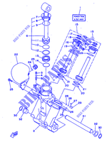 SISTEMA DE INCLINACIÓN para Yamaha L130B Left hand, Electric Starter, Remote Control, Power Trim & Til, Oil injectiont 1998