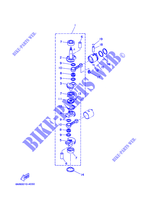 CIGUEÑAL / PISTÓN para Yamaha 6C 2 Stroke, Manual Starter, Tiller Handle, Manual Tilt 2001