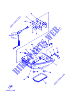 CARENADO INFERIOR para Yamaha 6C 2 Stroke, Manual Starter, Tiller Handle, Manual Tilt 1997