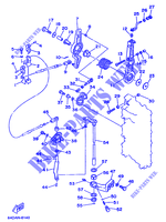 CONTROL DE ACELERADOR para Yamaha 150F 2 Stroke, Electric Starter, Remote Control, Power Trim & Tilt 1997