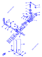 CONTROL DE ACELERADOR para Yamaha 6C 2 Stroke, Manual Starter, Tiller Handle, Manual Tilt 1996