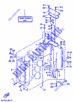 CILINDRO / CARTERES CIGÜEÑAL 1 para Yamaha 200F 2 Stroke, Electric Starter, Remote Control, Power Trim & Tilt 1996