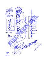 KIT DE REPARACIÓN 2 para Yamaha 225D 2 Stroke, Electric Starter, Remote Control, Power Trim & Tilt 1998