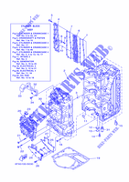 CILINDRO / CARTERES CIGÜEÑAL 1 para Yamaha F175A Electric Starter, Remote Control, Power Trim & Tilt, Shaft 20