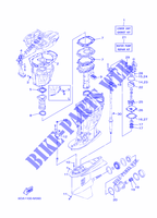 KIT DE REPARACIÓN 2 para Yamaha F200F Electric Starter, Remote Control, Power Trim & Tilt, Shaft 25