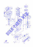 KIT DE REPARACIÓN 2 para Yamaha F200F Electric Starter, Remote Control, Power Trim & Tilt, Shaft 20