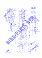 KIT DE REPARACIÓN 2 para Yamaha F200F Electric Starter, Remote Control, Power Trim & Tilt, Shaft 20