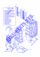 CILINDRO / CARTERES CIGÜEÑAL 1 para Yamaha F200G Electric Starter, Remote Control, Power Trim & Tilt, Shaft 20