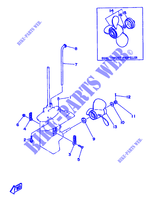 TAPA Y TRANSMISIÓN DE HELICES para Yamaha 8C 2 Stroke, Manual Starter, Tiller Handle, Manual Tilt 1996