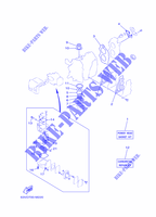 KIT DE REPARACIÓN 1 para Yamaha 9.9F Manual Starter, Tiller Handle, Manual Tilt, Shaft 15