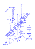 KIT DE REPARACIÓN 2 para Yamaha 9.9F Enduro, Manual Starter, Tiller Handle, Manual Tilt, Pre-Mixing, Shaft 15