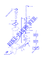 KIT DE REPARACIÓN 2 para Yamaha 9.9F Manual Starter, Tiller Handle, Manual Tilt, Shaft 15