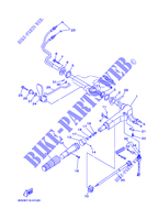 DIRECCION para Yamaha 9.9F Manual Starter, Tiller Handle, Manual Tilt, Pre-Mixing, Shaft 15