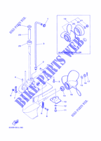 TAPA Y TRANSMISIÓN DE HELICES 2 para Yamaha 9.9F Manual Starter, Tiller Handle, Manual Tilt, Pre-Mixing, Shaft 15