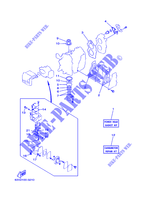 KIT DE REPARACIÓN 1 para Yamaha 9.9F Manual Starter, Tiller Handle, Manual Tilt, Pre-Mixing, Shaft 20