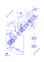 KIT DE REPARACIÓN 1 para Yamaha 9.9F Manual Starter, Tiller Handle, Manual Tilt, Pre-Mixing, Shaft 15