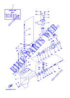 TAPA Y TRANSMISIÓN DE HELICES 1 para Yamaha 9.9F Manual Starter, Tiller Handle, Manual Tilt, Pre-Mixing, Shaft 20
