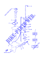 KIT DE REPARACIÓN 2 para Yamaha 9.9F Manual Starter, Tiller Handle, Manual Tilt, Pre-Mixing, Shaft 15