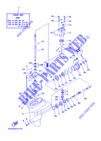 TAPA Y TRANSMISIÓN DE HELICES 1 para Yamaha 9.9F Manual Starter, Tiller Handle, Manual Tilt, Pre-Mixing, Shaft 15