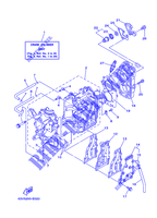 CILINDRO / CARTERES CIGÜEÑAL para Yamaha 9.9F Manual Starter, Tiller Handle, Manual Tilt, Pre-Mixing, Shaft 15