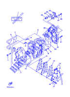 CILINDRO / CARTERES CIGÜEÑAL para Yamaha 9.9F 2 Stroke, Manual Starter, Tiller Handle, Manual Tilt 1997