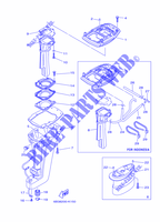 CARTER para Yamaha E15D Enduro, Manual Starter, Tiller Handle, Manual Tilt, Pre-Mixing, Shaft 20