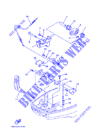 CONTROL DE ACELERADOR para Yamaha E15D Enduro, Manual Starter, Tiller Handle, Manual Tilt, Pre-Mixing, Shaft 20