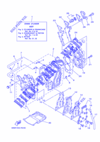 CILINDRO / CARTERES CIGÜEÑAL para Yamaha EK15D Manual Starter, Tiller Handle, Manual Tilt, Pre-Mixing, Shaft 20