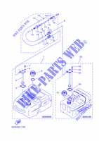 DEPOSITO DE GASOLINA para Yamaha EK15D Manual Starter, Tiller Handle, Manual Tilt, Pre-Mixing, Shaft 20