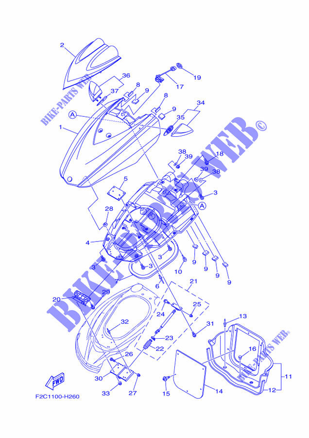 ENGINE HATCH 2 para Yamaha GX1800A-R 2016
