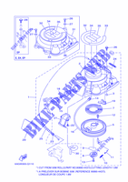 MOTOR ARRANQUE para Yamaha F15C Manual Starter, Tiller Handle, Manual Tilt, Shaft 20