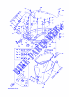 TAPA INFERIOR para Yamaha F15C Manual Starter, Tiller Handle, Manual Tilt, Shaft 20