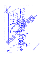 CARBURADOR para Yamaha SRV 540 1991