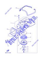 MOTOR ARRANQUE para Yamaha F2.5A 4 Stroke, Manual Starter, Tiller Handle, Manual Tilt 2007