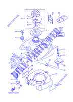 CARBURADOR para Yamaha F2.5A 4 Stroke, Manual Starter, Tiller Handle, Manual Tilt 2007