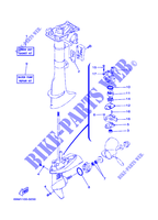 KIT DE REPARACIÓN 3 para Yamaha F2.5A 4 Stroke, Manual Starter, Tiller Handle, Manual Tilt 2007
