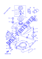 CARBURADOR para Yamaha F2.5A 4 Stroke, Manual Starter, Tiller Handle, Manual Tilt 2007