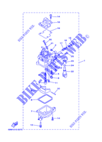 CARBURADOR para Yamaha F2.5M Manual Starter, Tiller Handle, Manual Tilt, Shaft 15